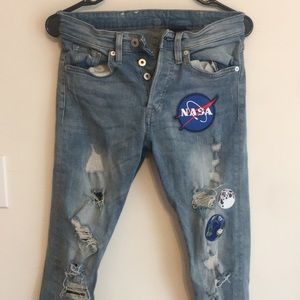 Space Themed Jeans